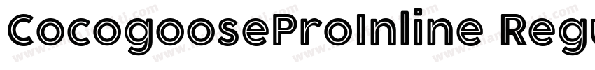 CocogooseProInline Regular字体转换